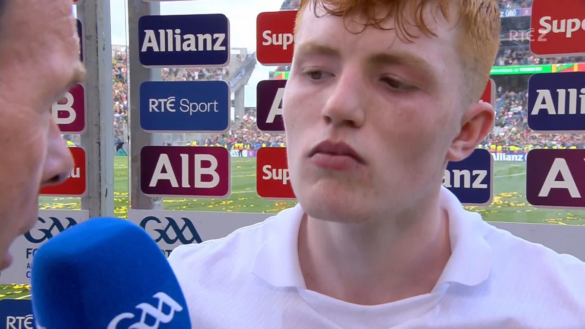 "I feel like I'm dreaming; I'm going to have to pinch myself." Darragh Beirne, no need to pinch yourself, you are an All-Ireland champion. 📺 Watch on RTÉ2 and RTÉ Player 📻 Listen on RTÉ Radio 1 #SundayGame