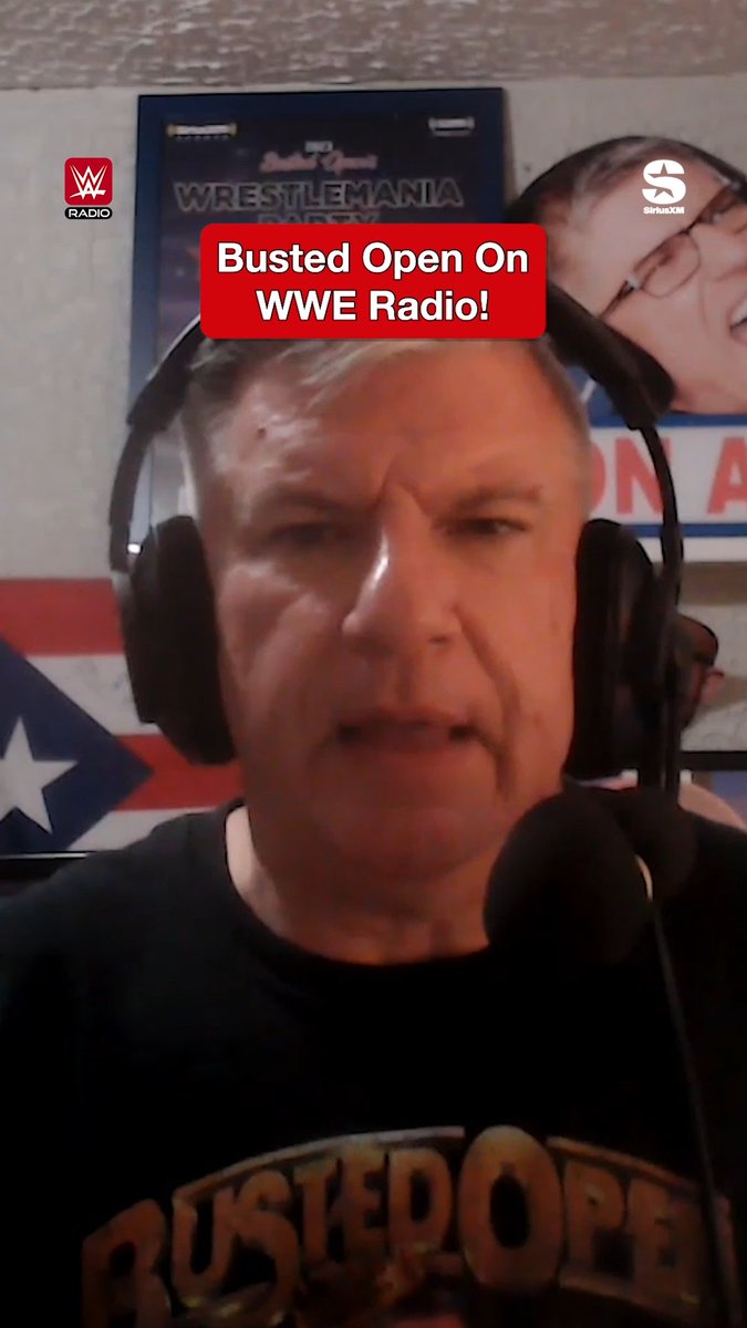 It's almost time! SiriusXM Busted Open will continue its legendary run on WWE Radio starting tomorrow morning, hosted by Dave LaGreca #wwe #wrestling #prowrestling #bustedopen