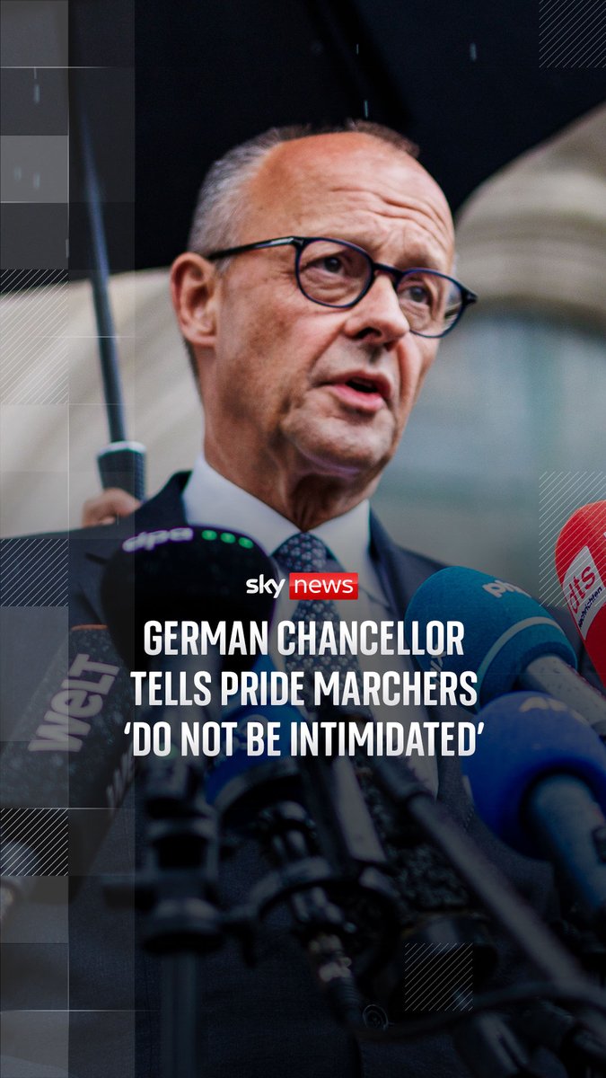Chancellor Friedrich Merz has vowed that the German government will do 'everything in our power to apprehend the perpetrators as quickly as possible' after yesterday's Berlin Pride attack. Read more: