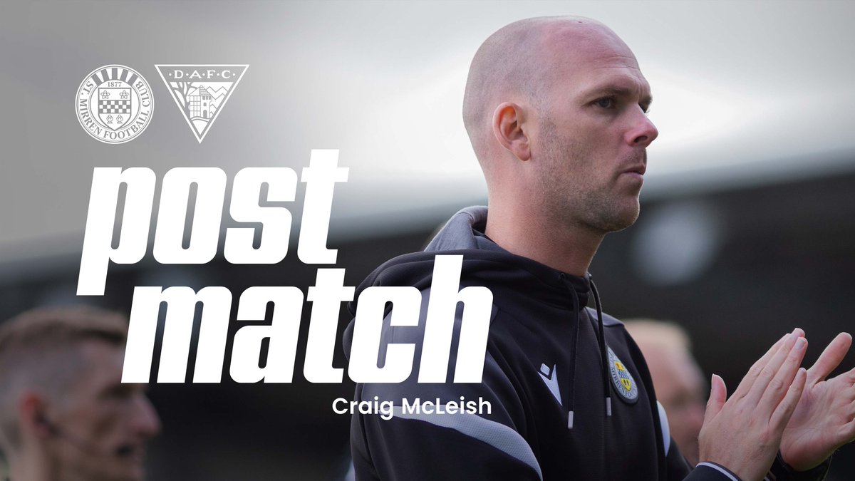 Craig McLeish gives his reaction to today's 1-0 defeat to Dunfermline in the Premier Sports Cup.