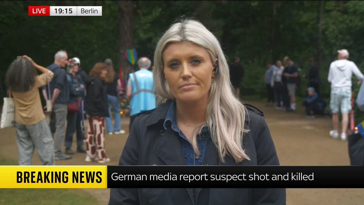 BREAKING: The suspect in the attack on a Pride event in Berlin yesterday has been shot and killed by police, according to German media. Sky's Mollie Malone reports from Berlin ⬇️ Latest: 📺 Sky 501, Virgin 602, Freeview 233 and YouTube