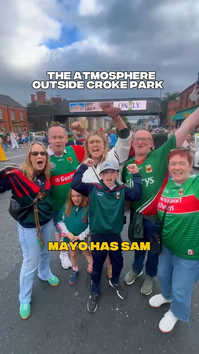 What a day for Mayo. 💚❤️ The celebrations are in full swing around Croke Park (and we’re sure across Mayo too!) as supporters soak up a long-awaited All-Ireland victory, ending a 75-year wait for Sam Maguire. 🏆