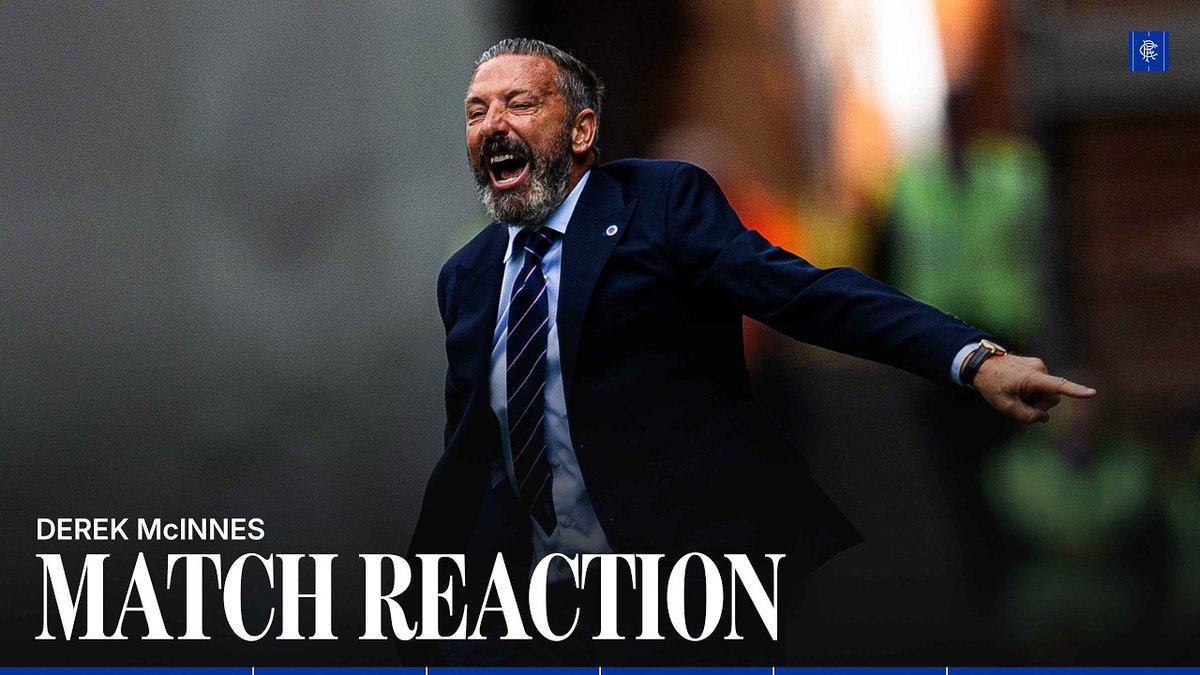 💭 "I thank the fans for turning up in big numbers, but I'm just disappointed not to have won the game. There are some positives to take from it." 🎙️ Derek McInnes spoke to RangersTV after this afternoon's pre-season draw with West Ham.