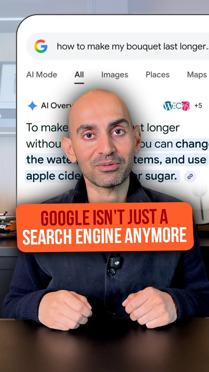Google isn’t just a search engine anymore. People still go there to ask questions. But now Google doesn’t just give them links. It reads the websites, pulls the information together, and gives them the answer right on the page. So your job has changed. You’re not just trying to rank for the question anymore. You’re trying to become part of the answer. And that means generic content whether it’s a blog post, a LinkedIn post, or a social media video is losing value fast. If your content says the same thing as everyone else, Google doesn’t really need you. So don’t start by asking, “What should I post?” Start by asking, “What is my market already asking?” Use a tool like AnswerThePublic to find the real questions people are already asking in your market. You can type in your niche and see the real questions, comparisons, fears, and how-tos people are actually typing into google, ChatGPT, Instagram, Tiktok Youtube right now. That becomes your content map for blogs. For LinkedIn. For YouTube. For short-form videos. But the key is: don’t answer those questions generically. Add your data. Your examples. Your customer conversations. Your experience. Your proof. Because in the new Google, the winner isn’t always the page that ranks. It’s the source that gets used.