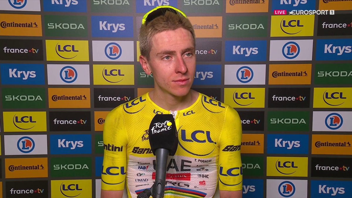 "Lo más importante es disfrutar de lo que haces y rodearte de gente que te apoye" "Ahora tengo que buscar un nuevo objetivo" 🗣️ Pogacar, tras ganar su quinto Tour de Francia. #TDF2026