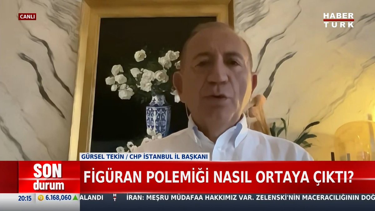 📌Figüran polemiği nasıl ortaya çıktı? CHP İstanbul İl Başkanı Gürsel Tekin #HabertürkGündem'de anlattı.