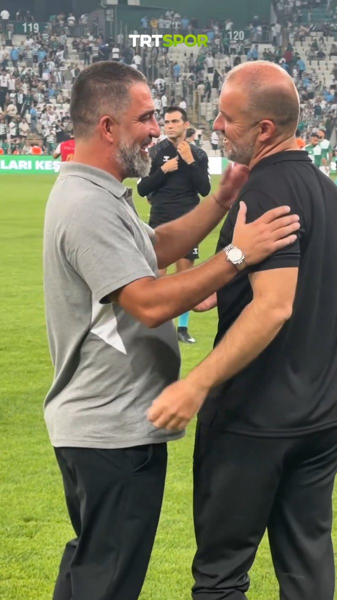 Maçın ardından Arda Turan ve Mustafa Er 🫂