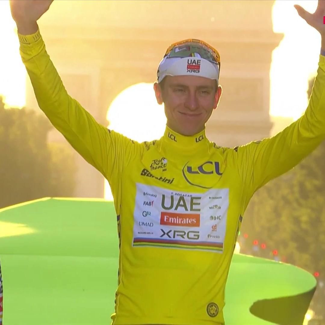 La crème de la crème : 1⃣ Tadej Pogacar 2⃣ Remco Evenepoel 3⃣ Isaac Del Toro