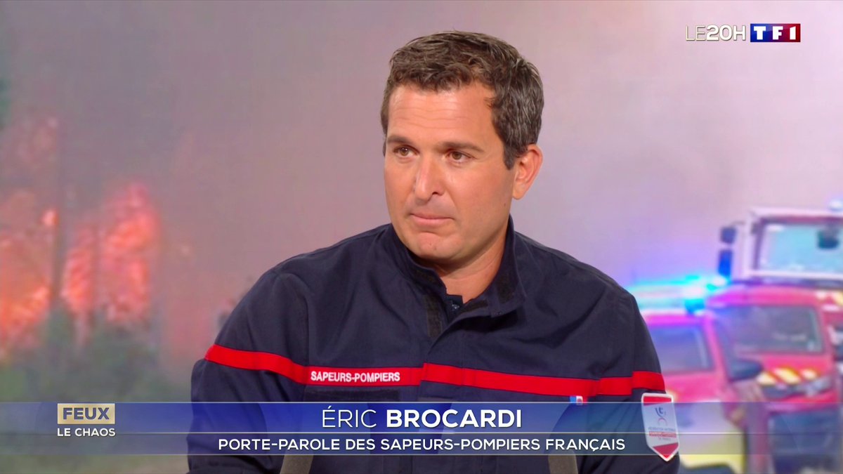 🔴 Incendies : Il est d'une "nécessité absolue aujourd'hui de simplifier l'engagement des sapeurs-pompiers", réclame Éric Brocardi, porte-parole des sapeurs-pompiers français 📺 #LE20H #JTWE avec Audrey Crespo-Mara