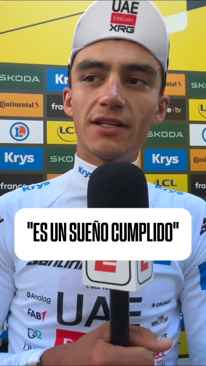 ❤️ "ES UN SUEÑO CUMPLIDO" 🇲🇽 "HICIMOS PRESENCIA" 🙏 La emoción de Isaac del Toro tras terminar tercero en el Tour de France y agradece al público mexicano por su apoyo