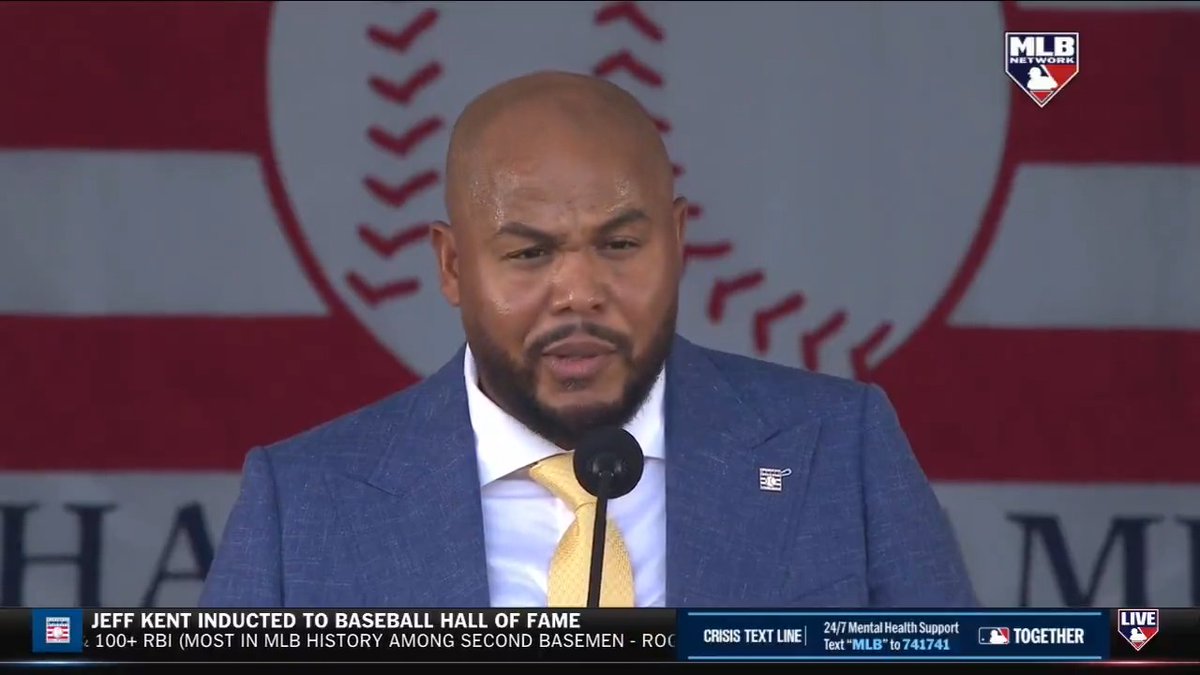 Andruw Jones is forever home in Cooperstown with a collection of his former Atlanta Braves teammates 🤝 The legendary center fielder speaks on his relationship with former manager Bobby Cox and being inducted into the National Baseball Hall of Fame and Museum ⚾ as a member of the Braves.