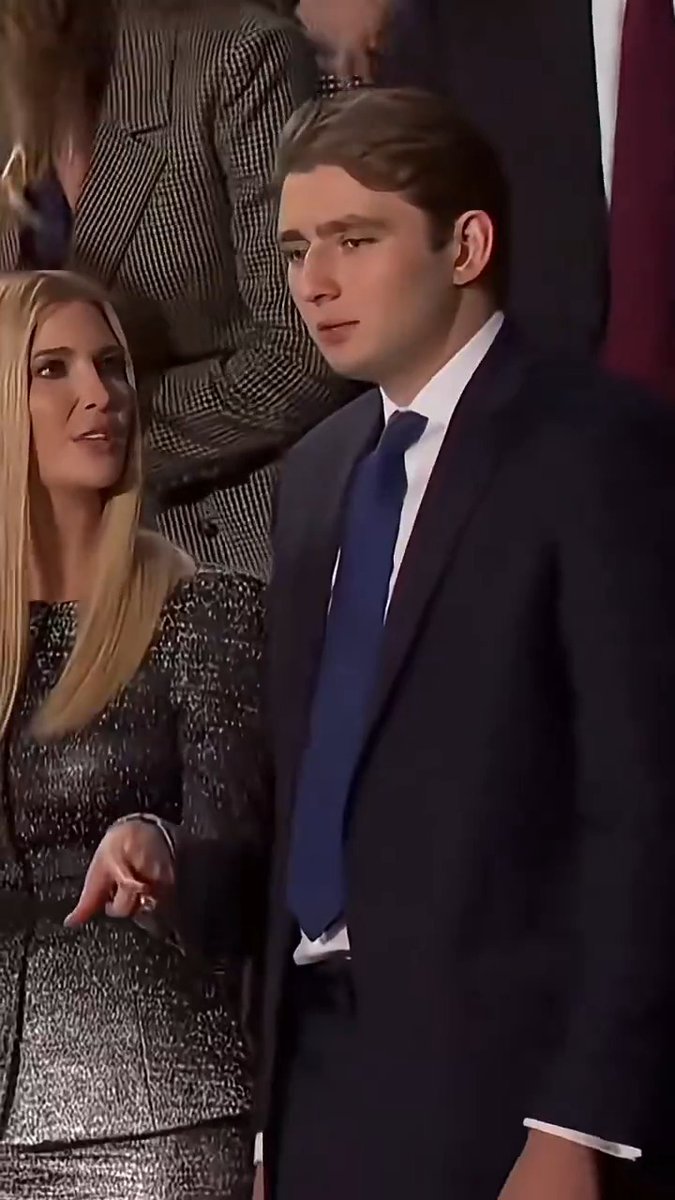 Baron Trump, world's top Young Master. He's calm and handsome, you can't fault him, He did nothing bad