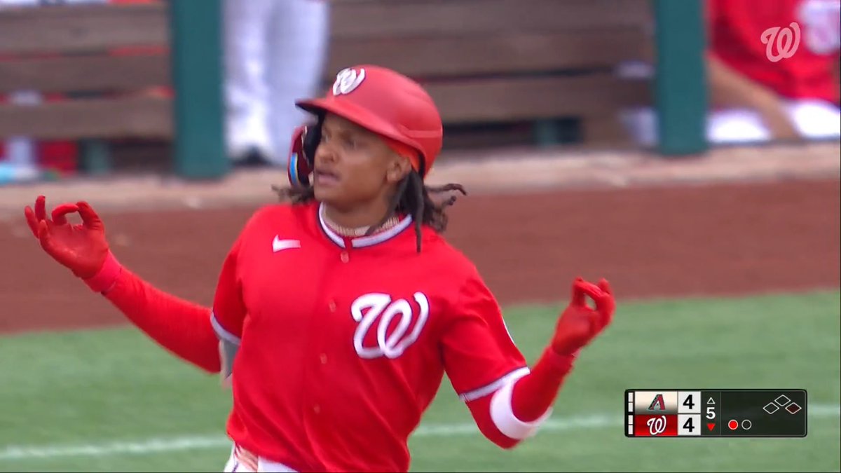 CJ Abrams is the hottest hitter on the planet. Post-All-Star break, Abrams leads MLB in OPS (1.632), HR (7) and RBIs (15). He has more homers by himself in the second half than the Blue Jays, Orioles, Mariners, Twins, White Sox, Cardinals and Angels.