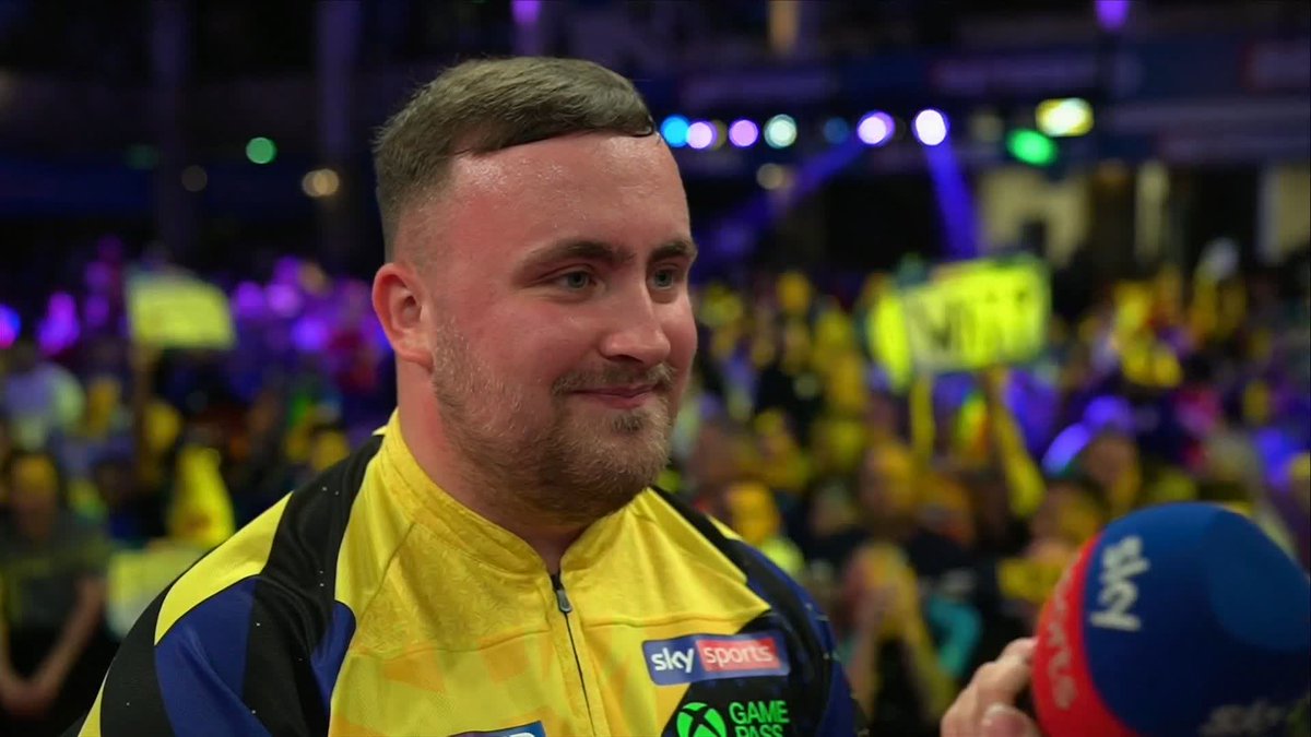 "This is the best version of myself... I'm playing SO WELL!" Luke Littler listens to some of the records he's broken in his ridiculous World Matchplay campaign 🤯