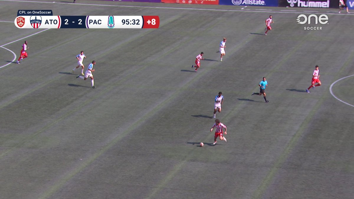 NICOLAS CHATEAU AT THE DEATH. ON HIS DEBUT. 🤯 The 24-year-old wins it for Atlético Ottawa ✅ 🔴 Watch #CPLSoccer on OneSoccer