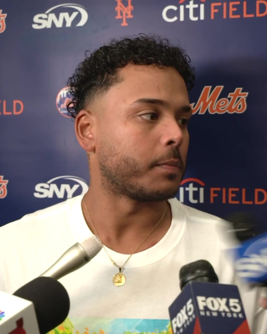 "I went to check the iPad after that at-bat that he took against me. How me and Torrens pitched him and how he was able to hit that double, it was crazy." Freddy Peralta talks about pitching against Freddie Freeman: