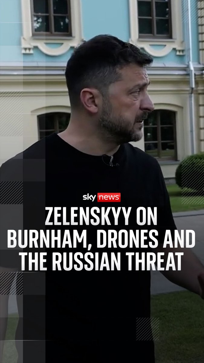 Sky's chief correspondent Stuart Ramsay has sat down with the Ukrainian President Volodymyr Zelenskyy. The interview came just hours after Russia attacked Kyiv with ballistic missiles, sparking fires in at least three districts in the capital.