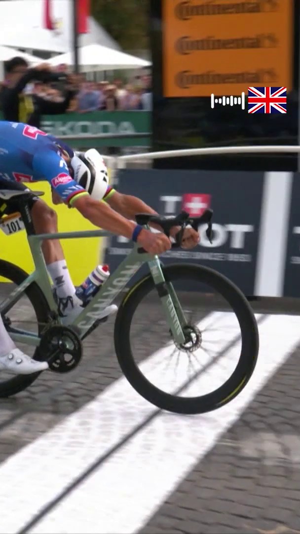 Mathieu van der Poel’s stunning stage win sent shockwaves around the continent 🎙️😱