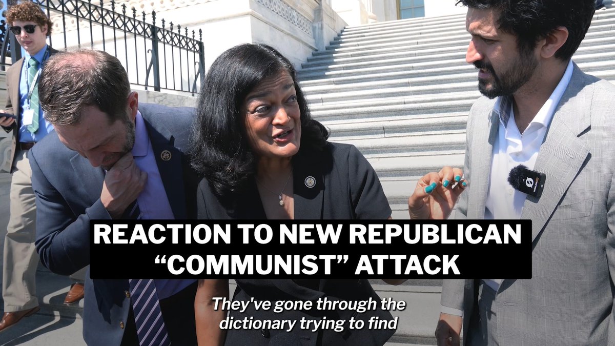 Republicans have gone through the dictionary — far left, radical, socialist, and now “communist.” These attacks don’t work. It’s not the label that matters, it’s the policies. And progressive ideas are very popular across this country.