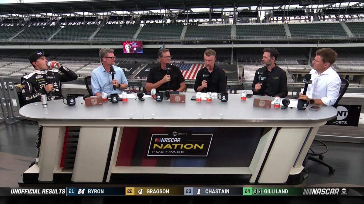 "Their guidance has truly gotten me to this moment today." 🥹 Corey Heim talks with Dale Earnhardt Jr. about the team that helped him to his Crown Jewel 💎👏