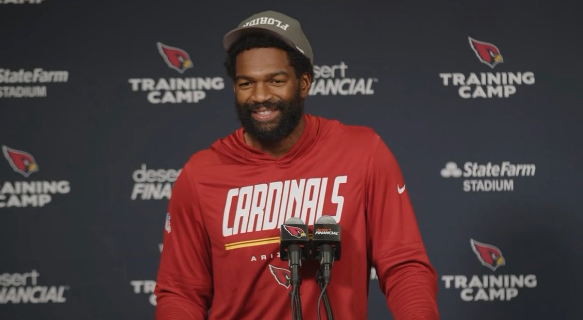 #Cardinals QB Jacoby Brissett on his early impressions of rookie RB Jeremiyah Love: “I see why we paid him $50M, that’s for sure.”
