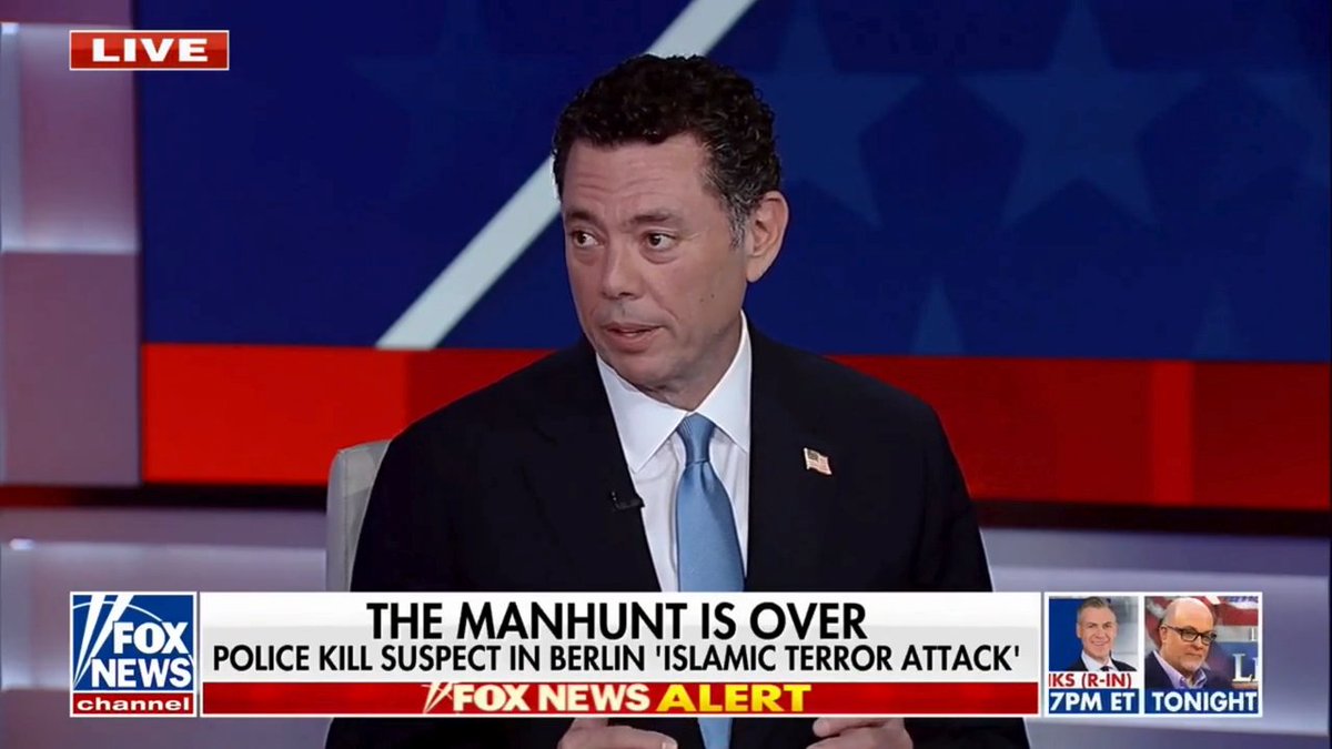"It's almost comical to me that somebody who believes in the Pride movement also believes in the Islamist movement, because they're just not compatible." Following the deadly terror attack near a Berlin Pride festival, The Big Weekend Show's Jason Chaffetz argues the attack highlights what he says is a fundamental clash between Islamist extremism and the values many Pride supporters embrace. "You've gotta be really careful here... It's not everybody, but this routinely happens time and time again." Authorities say police killed the suspect after a nearly 24-hour manhunt. Investigators say the attack killed at least one person and injured 29 others.