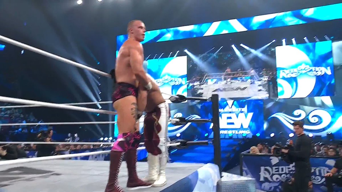 CHECK IF BANDIDO IS EVEN MOVING #AEWRedemption