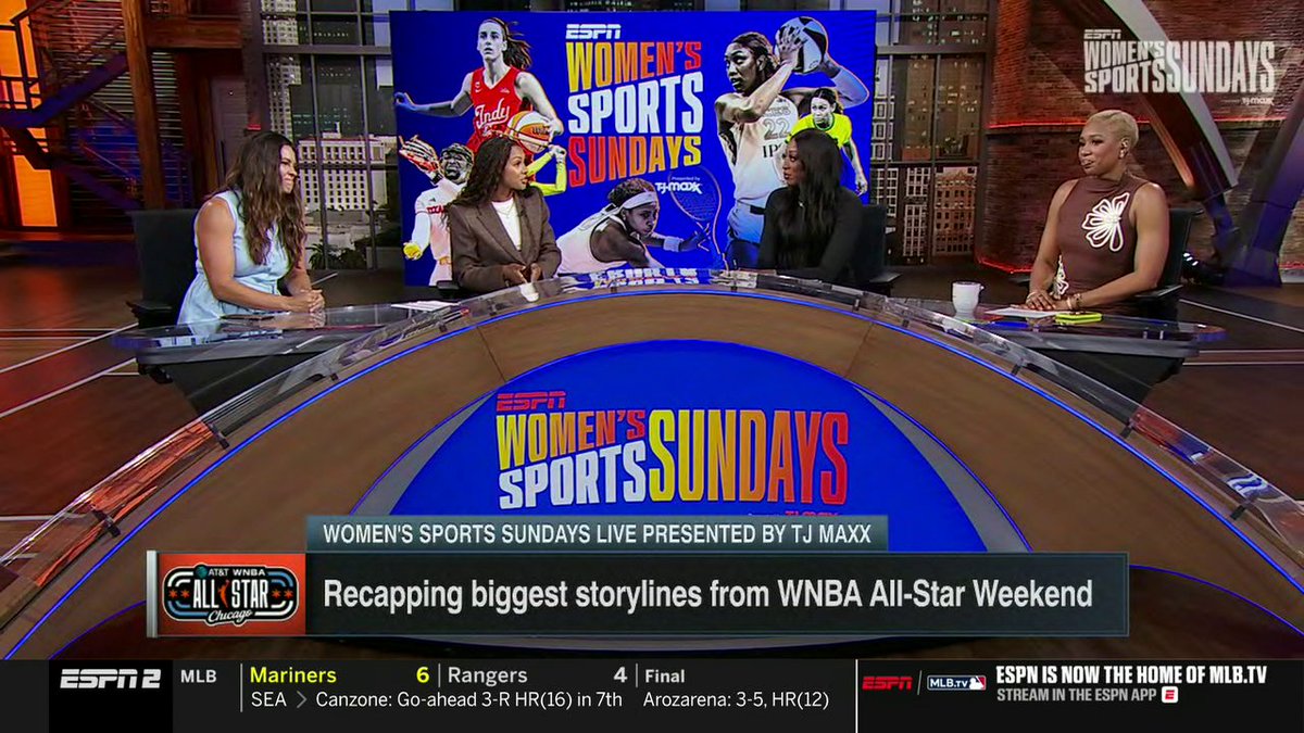 "You're watching it and you feel like you're a part of this party." The Women's Sports Sundays crew recap the experience of the WNBA All-Star weekend 🌟