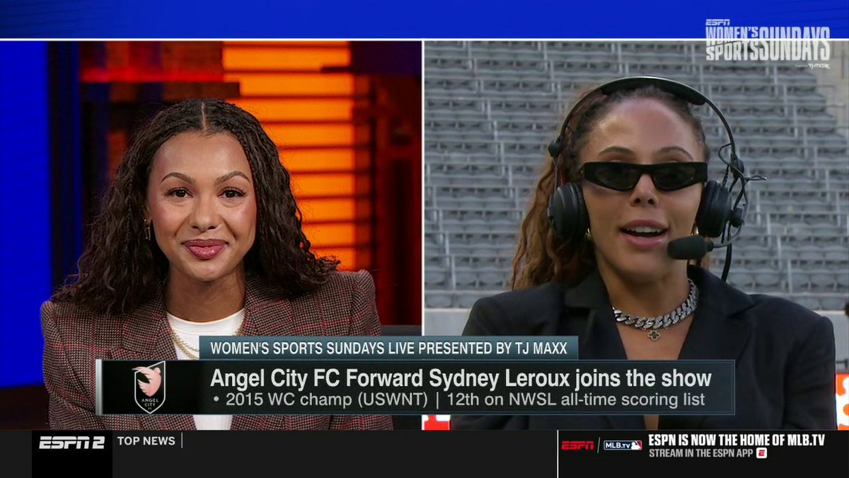 "I have a platform and I feel like I need to use it for the things that I've always wanted to use it for, which means make the world a better place." —Angel City FC's Sydney Leroux on focusing on her mental health and encouraging others 🙌