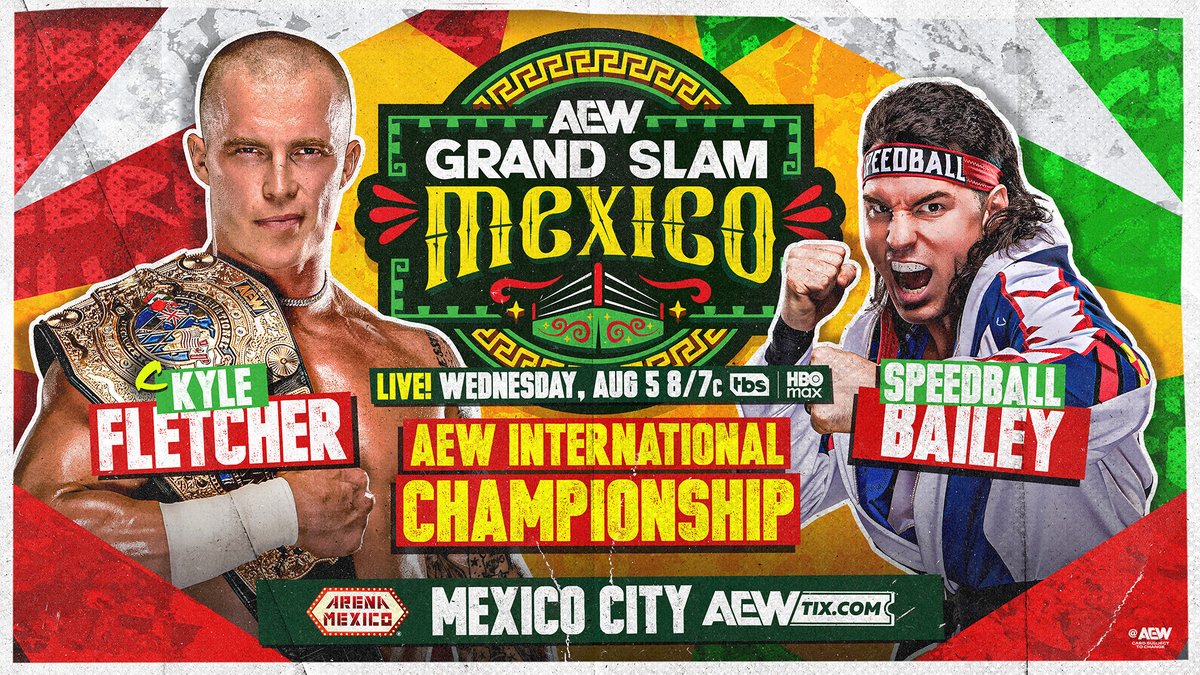 The #1 contender has made it clear! Speedball Mike Bailey wants his shot at the #AEW International Title at #AEWGrandSlamMexico! Watch #AEWRedemption LIVE on HBO Max