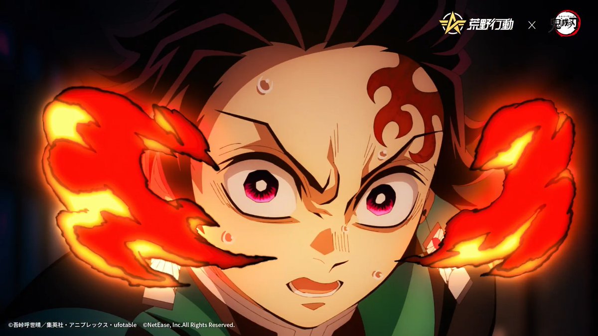 ◤殿堂アイテムPV公開◢ ❖━━━━━━━━━❖ 荒野行動×『鬼滅の刃』 限定モード「無限城激闘」登場、8/2㈰開幕 ❖━━━━━━━━━❖ 炭治郎と義勇をモチーフにした殿堂アイテム登場! 2形態切り替え衣装&SACR-H、 「透き通る世界」搭載EVセダンを公開! 4倍スコープ付きSACR-Hもチェック!