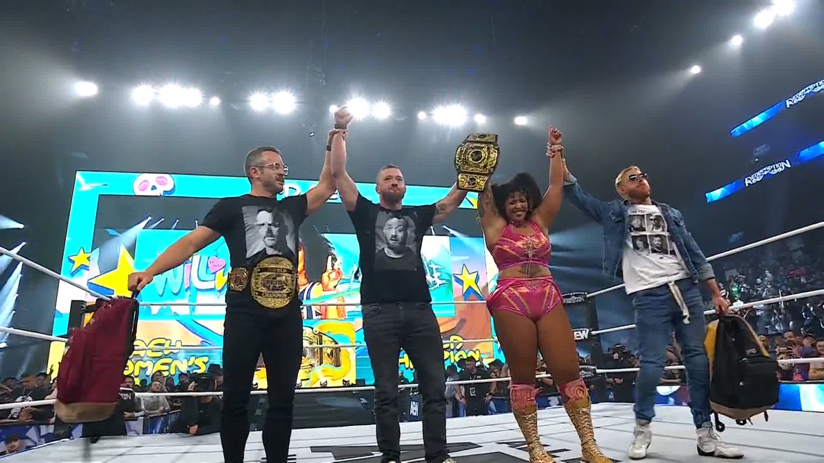 WHAT A MOMENT! From injury to GOLD, Willow Nightingale is your NEW #AEW Women’s World Champion and the first-ever #AEW Women’s Triple Crown Champion! Watch #AEWRedemption LIVE on HBO Max