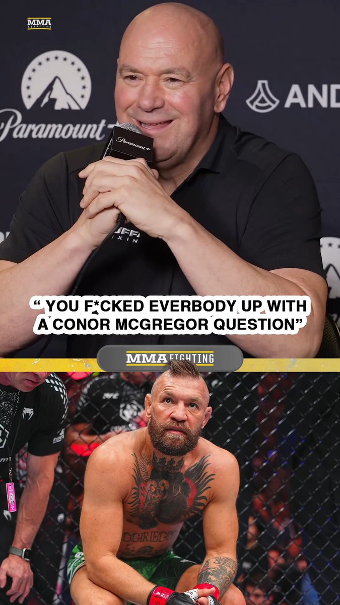 Dana White is already over the Conor McGregor injury questions 😅