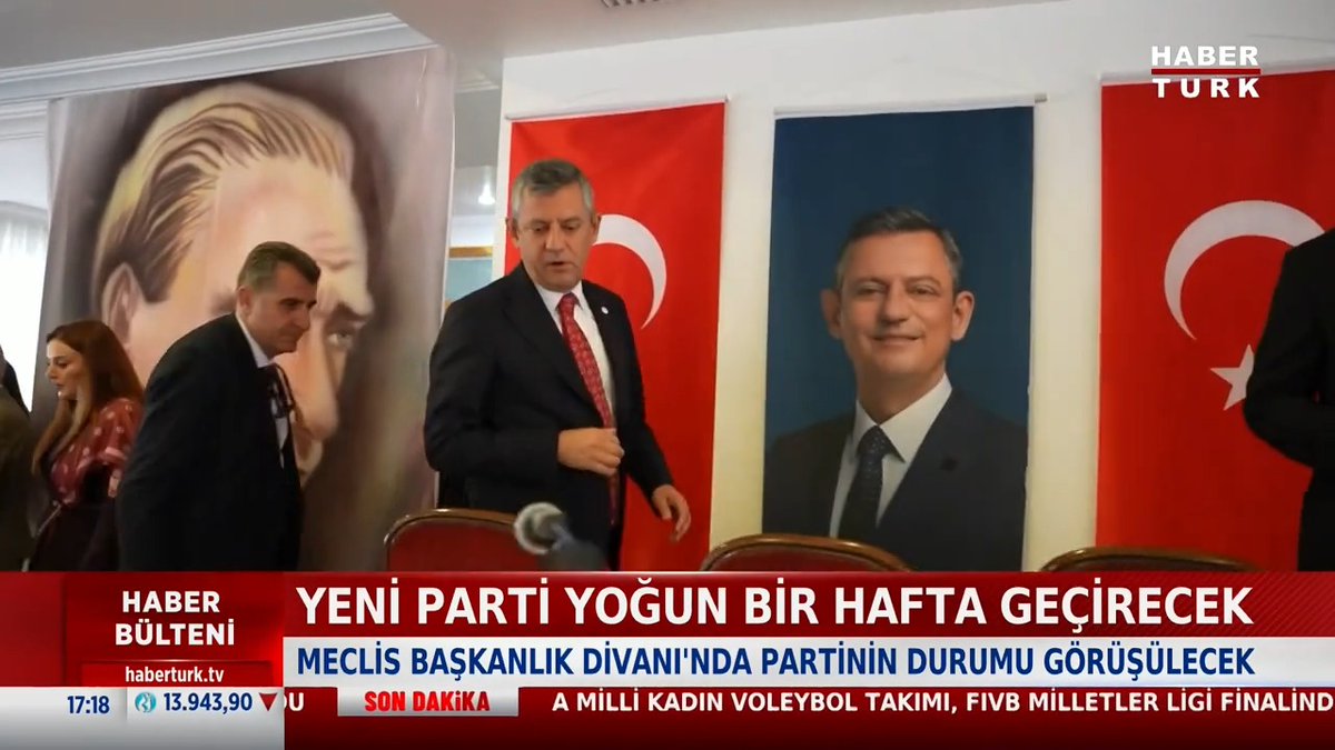 📌YENİ Parti yoğun bir hafta geçirecek. Meclis Başkanlık Divanı'nda partinin durumu görüşülecek.