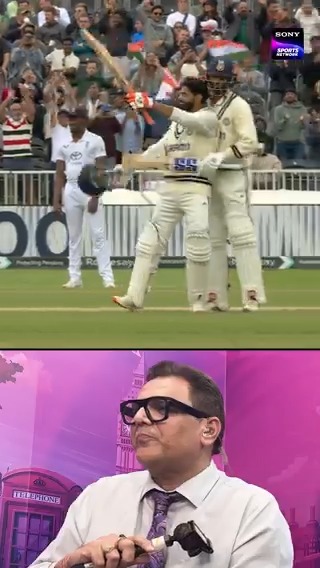 One year since Banna batted, batted, and batted all day to save the Test (and bring up his fifth Test century) 💗👌🇮🇳