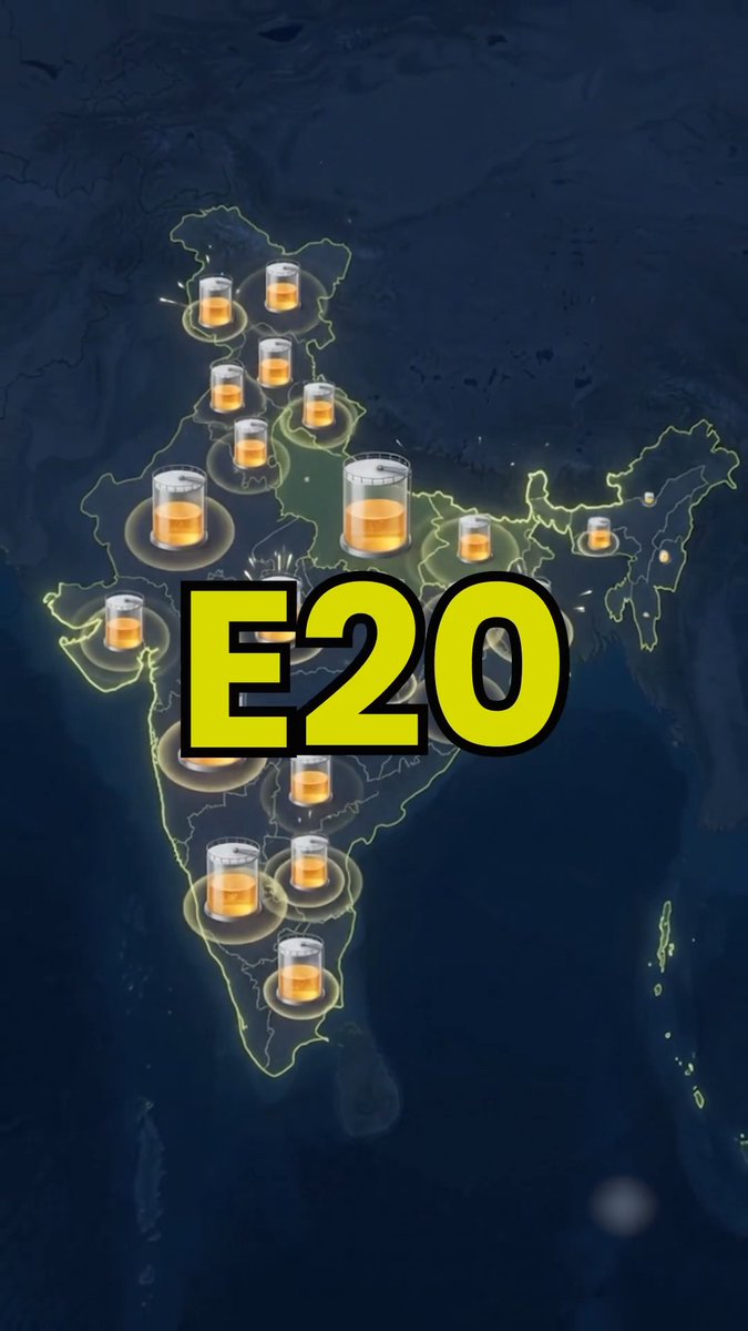 🔰India's ethanol blending programme commenced with an #E5 pilot in 2001 and by 2020-21, the blending average successfully reached 8.1%. 🔰India achieved its #E10 target five months ahead of the date in 2021-22. 🔰The rollout of #E20 is the result of more than two decades of sustained planning, policy support, and coordinated implementation. #E20 #EthanolFuel #EnergySecurity #GreenFuel Ministry of Petroleum and Natural Gas #MoPNG