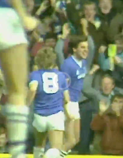 Goal of the day Graeme Sharp won goal of the season in 1984/85 for this wonderful strike. It also gave Everton an important 1-0 win at Anfield in the Merseyside derby. #EFC