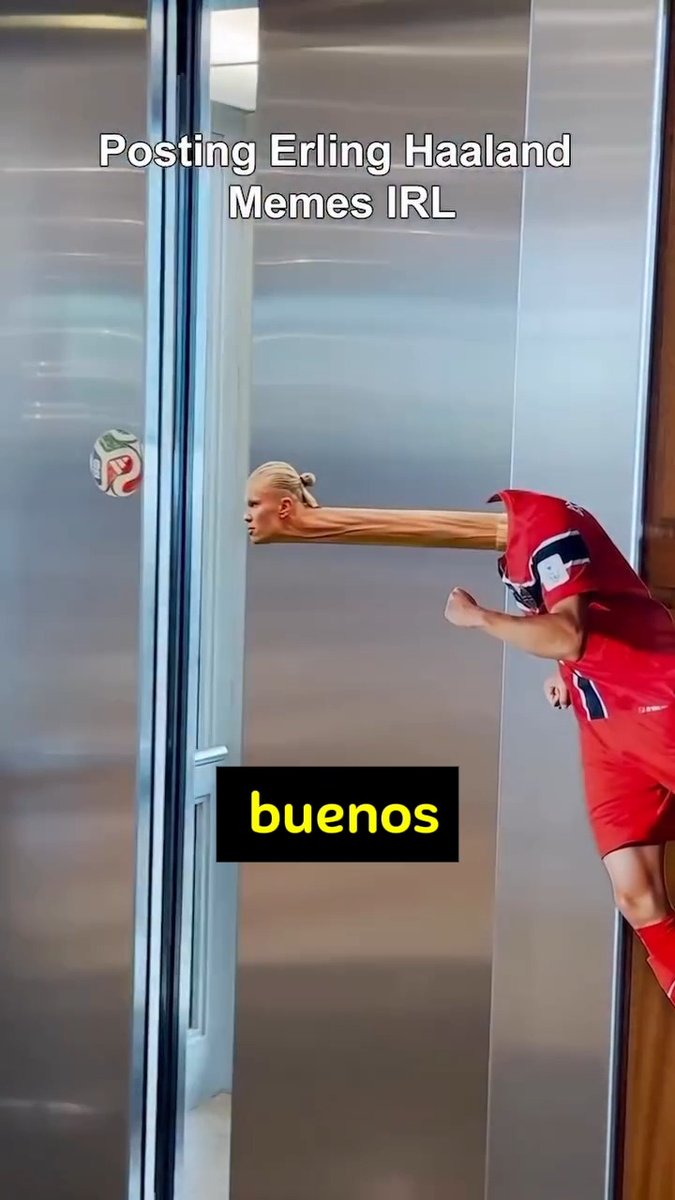Haaland se toma con mucho humor los Memes.🤩😂⚽️ (Vía @erling/ig)