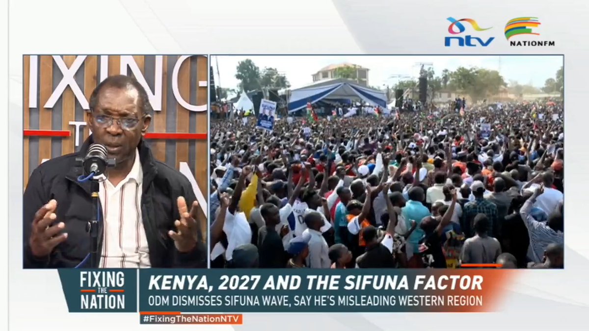 Prof. Herman Manyora: Sifuna is a spirit. Political analyst Prof. Herman Manyora likens Senator Sifuna's wave to that of former Prime Minister the late Raila Odinga. #FixingTheNationNTV @nationfmke @ericlatiff @mariambishar Fellaris Wambui