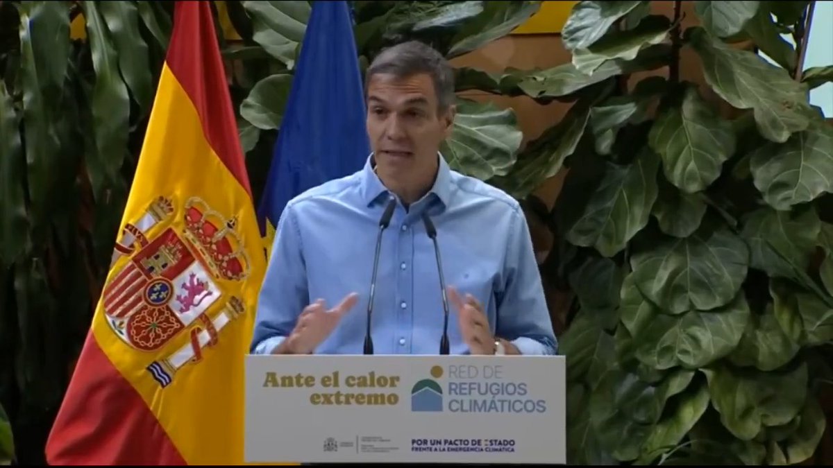 #EnDirecto | Sánchez se dirige a las personas evacuadas y confinadas por los incendios y los efectivos "que se juegan literalmente la vida": "Que no tengan la menor duda: toda la fuerza del Estado está con ellos"