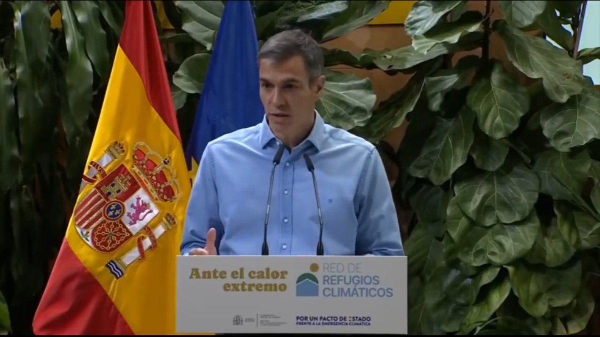 #EnDirecto | Sánchez dice que "lo que estamos viviendo no es una sucesión se episodios aislados" sino "la expresión más dolorosa de la emergencia climática" y advierte de veranos cada vez más difíciles: "Los datos son claros, la emergencia climática mata"
