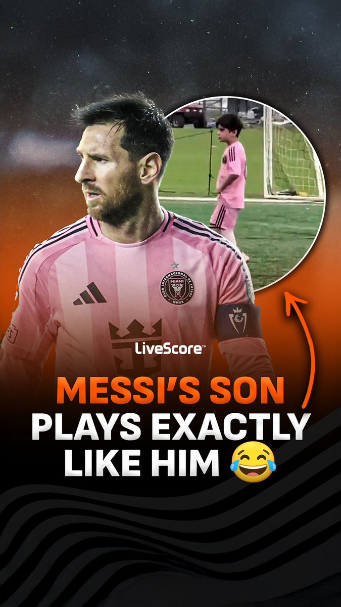 Lionel Messi's son Ciro Messi scored a goal exactly like him for Inter Miami's academy 🪄🥺
