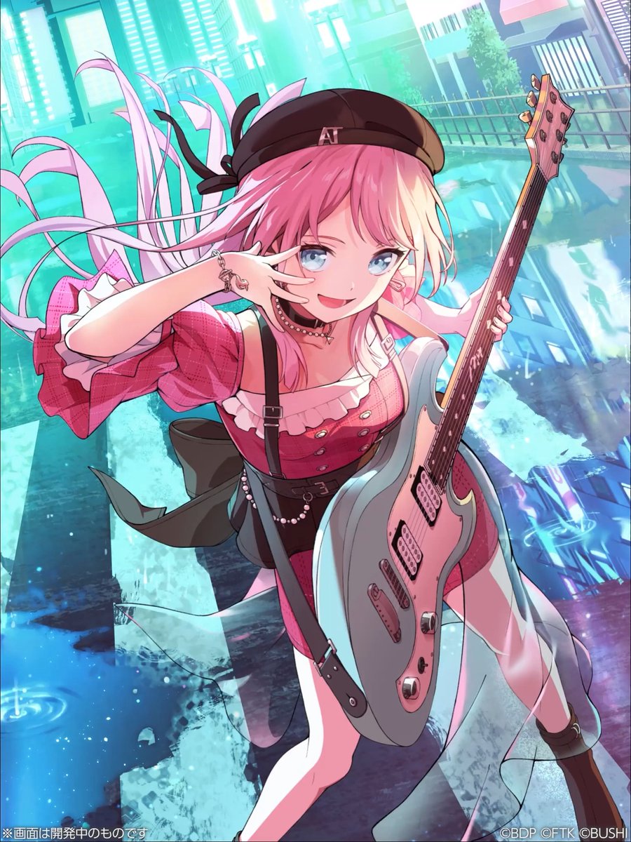 SSRメンバーのMyGO!!!!! 千早 愛音を紹介🧭 SSRメンバーには、リズムゲーム画面などで表示されるアニメーション演出つき💫 ただ今 #アワーノーツ 事前登録受付中✨️ ▼事前登録はこちらから #バンドリ