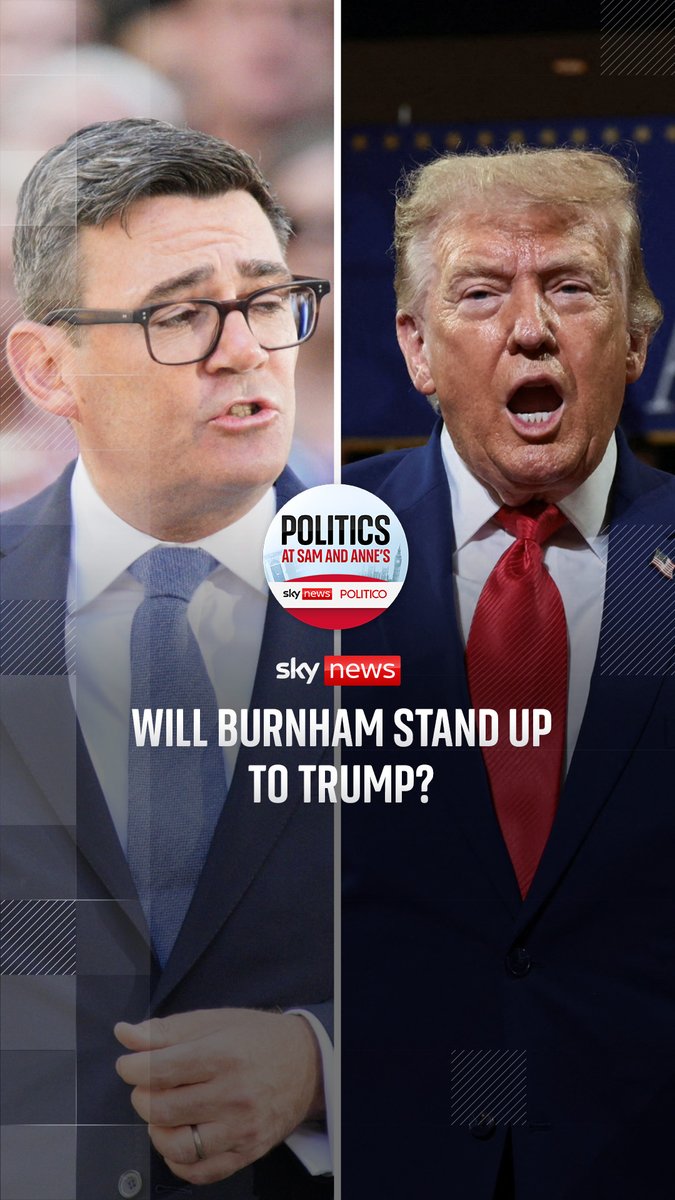 Will there be a Love Actually moment between Andy Burnham and Donald Trump? Sam Coates Sky and @AnneMcElvoy discuss on #PASAA - listen wherever you get your podcasts. 🔗