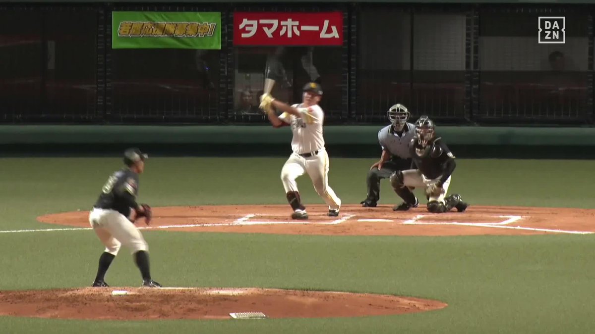 重厚感たっぷり 地元出身の大砲候補 佐倉侠史朗がタイムリーヒット ⚾️ソフトバンク(三軍)×大分 #sbhawks #だったらDAZN