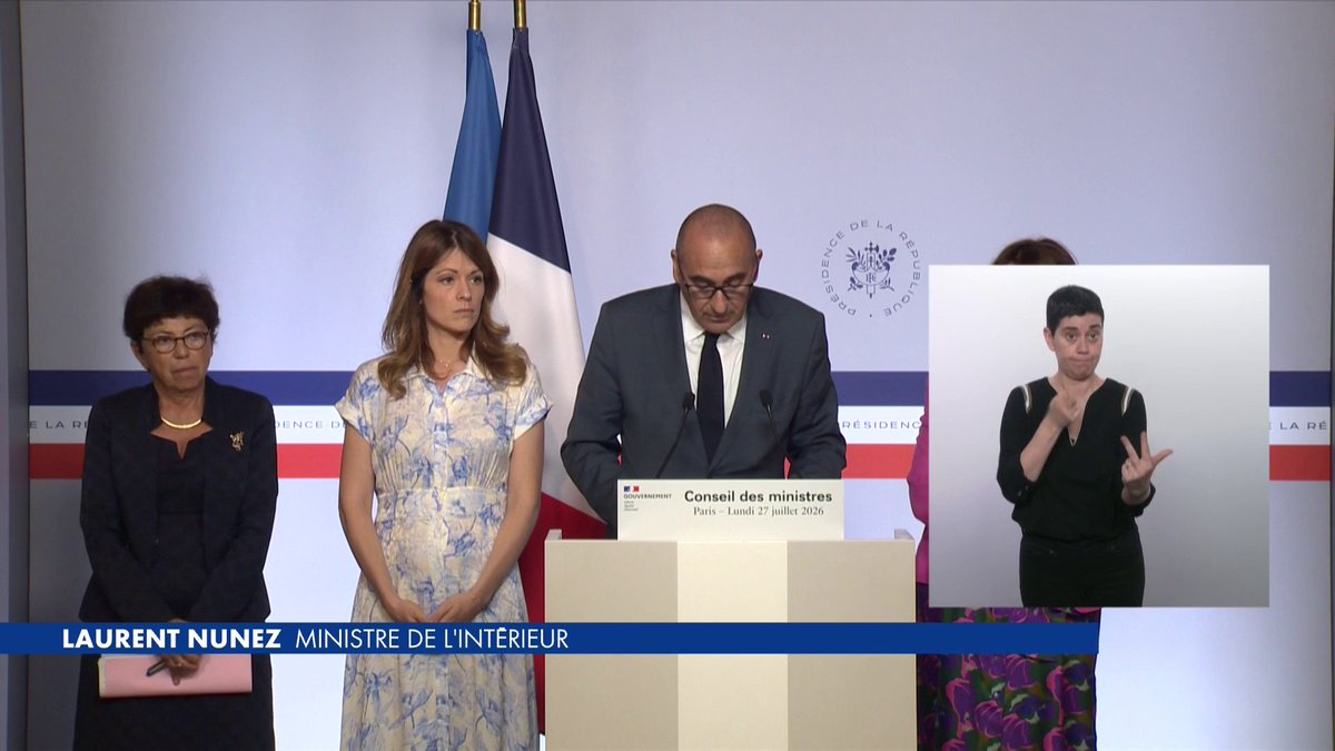 Le ministère de l'Intérieur Laurent Nunez revient sur l'agression au couteau de trois femmes Porte de Clichy ce matin à Paris Toute l'info est à retrouver sur