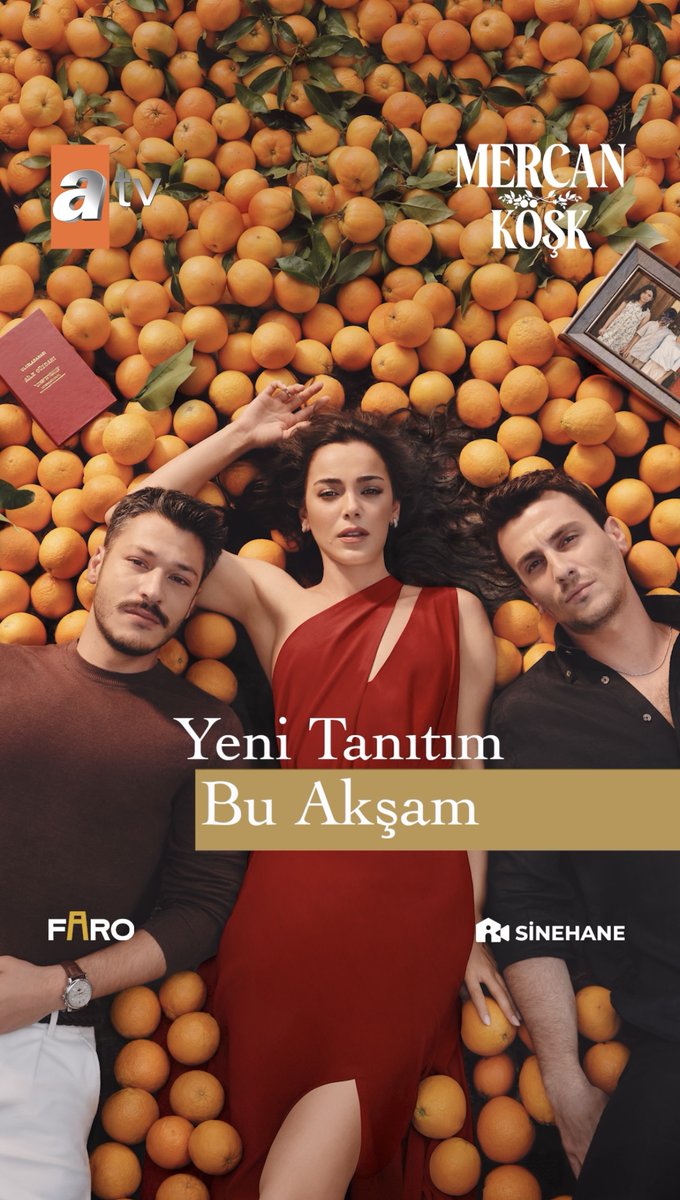 Hesap vakti yaklaşıyor. #MercanKöşk’ten yeni tanıtım bugün atv’de ve burada ❤️🔥 Mercan Köşk FARO Sinehane
