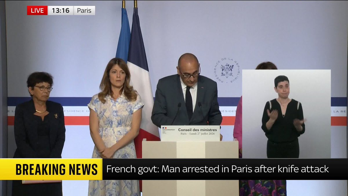 Wildfires in France have burned 116,000 hectares of land, says French Interior Minister Laurent Nunez. 📺 Sky 501 and YouTube