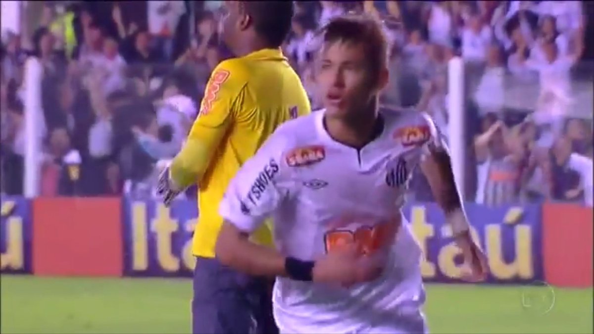 On this day in 2011, a 19-year-old Neymar announced himself to the world with 𝘁𝗵𝗮𝘁 Puskás Award winner ​​😍 (via Santos FC)