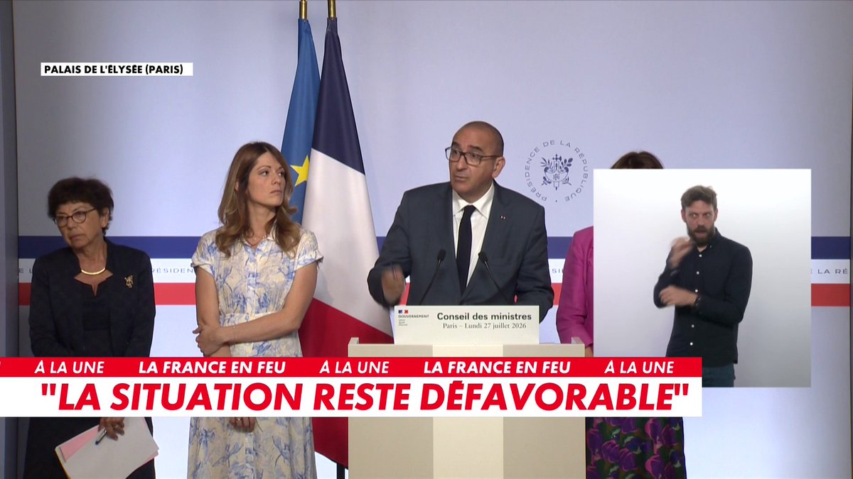 Laurent Nunez à propos du feu en Gironde : «La situation reste défavorable» Toute l'info est à retrouver sur